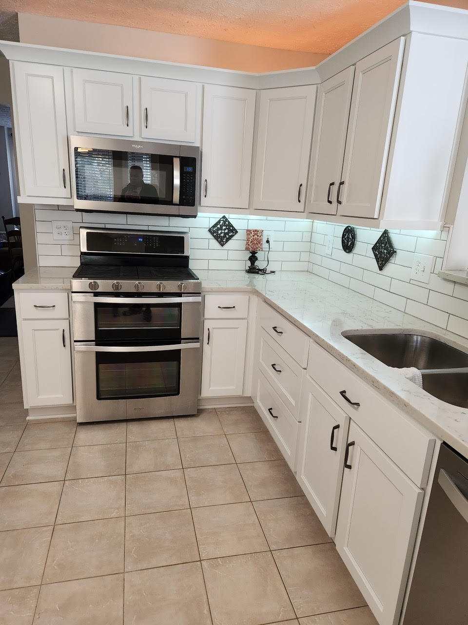 White Kitchen for Tim and Diane Interview